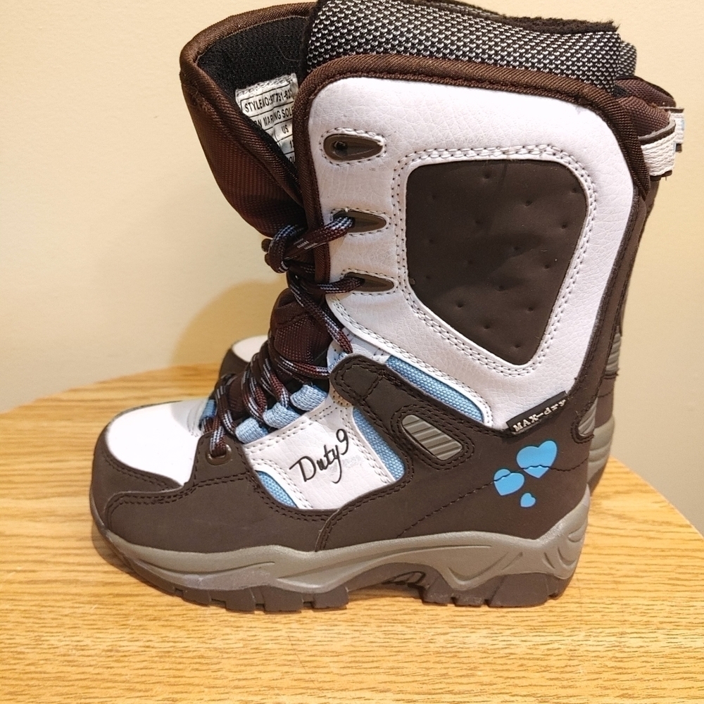 Duty 9 max-Dry girls size 13/30 Snow Boot
